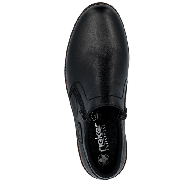 Фото Ботинки  Rieker  черный  кожа  Z-401065 Фото Ботинки  Rieker  черный  кожа  Z-401065