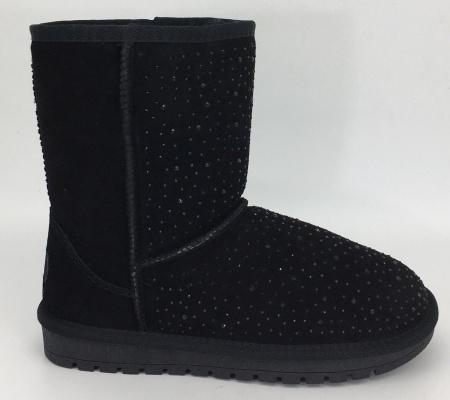 Полусапоги  Baden  черный  кожа Z-8746 фото в интернет-магазине | Omadey.ru