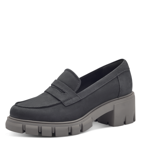 Туфли  Tamaris  серый  кожа Z-400382 фото в интернет-магазине | Omadey.ru