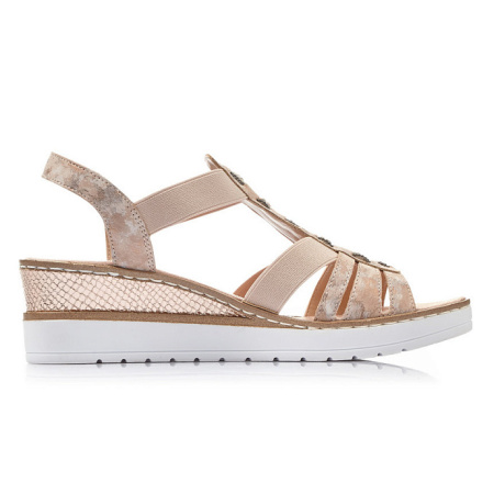 Босоножки  Rieker  розовый  кожа искусств. F-100403 фото в интернет-магазине | Omadey.ru Босоножки  Rieker  розовый  кожа искусств. F-100403 фото в интернет-магазине | Omadey.ru