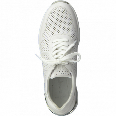 Кроссовки  женские Marco Tozzi  белый  кожа F-90887 фото в интернет-магазине | Omadey.ru
