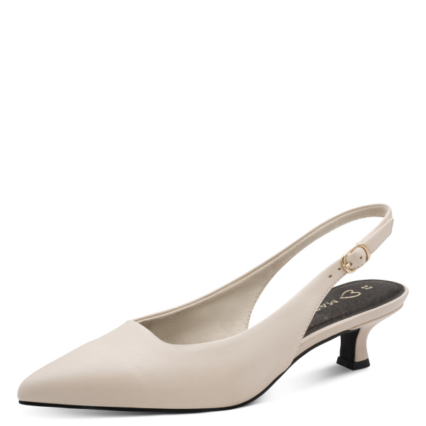 Фото Слингбэки  Marco Tozzi  бежевый  кожа F-401008