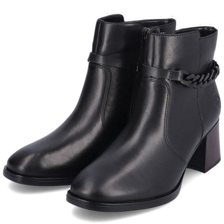 Ботинки  Remonte  черный  кожа/кожа искусств. Z-300025 фото в интернет-магазине | Omadey.ru