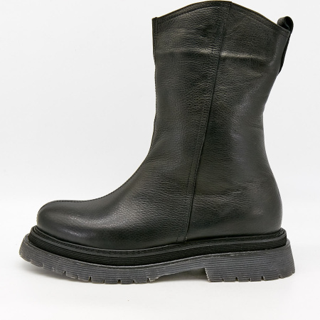 Ботинки  Dakkem  черный  кожа Z-100397 фото в интернет-магазине | Omadey.ru