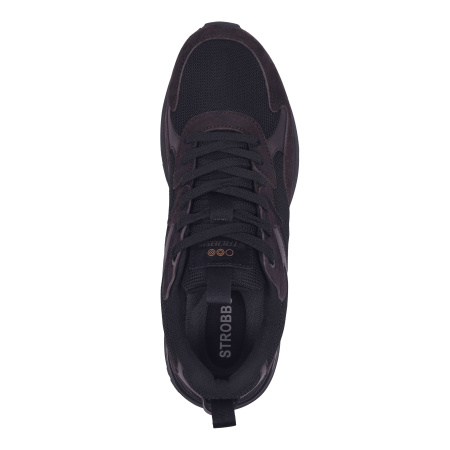 Кроссовки  Strobbs  коричневый кожа/микрофибра/текстиль Z-400771 фото в интернет-магазине | Omadey.ru