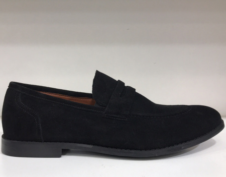 Туфли  Mirco Osvaldo  черный  замша Z-90442 фото в интернет-магазине | Omadey.ru