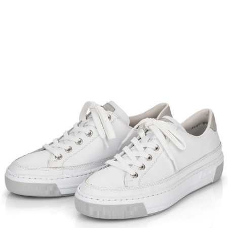 Кеды  Rieker  белый  кожа/кожа искусств. F-300159 фото в интернет-магазине | Omadey.ru