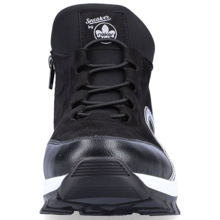 Полуботинки  Rieker  черный  кожа искусств./текстиль Z-400085 фото в интернет-магазине | Omadey.ru