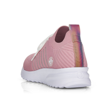 Кроссовки  Rieker  розовый  текстиль F-90535 фото в интернет-магазине | Omadey.ru