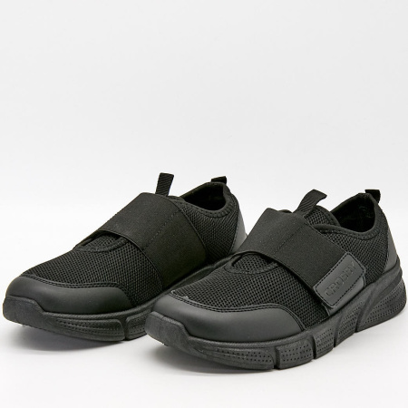 Кроссовки  Crosby  черный  сетка/кожа искусств. Z-100024 фото в интернет-магазине | Omadey.ru