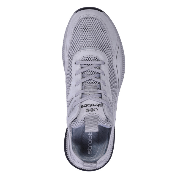 Фото Кроссовки  Strobbs  серый  замша/текстиль F-400950 мужские