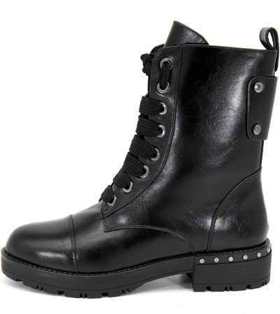 Ботинки  Betsy  черный  кожа искусств. Z-8604 фото в интернет-магазине | Omadey.ru