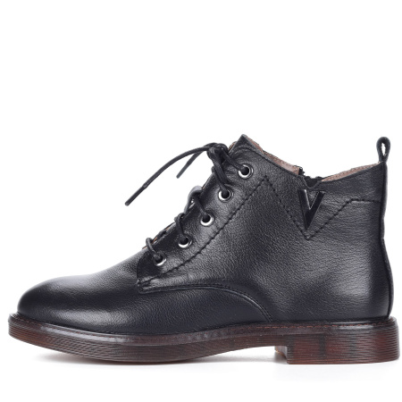 Ботинки  Baden  черный  кожа Z-100750