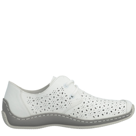 Туфли  Rieker  белый  кожа/кожа искусств.  F-401281 фото в интернет-магазине | Omadey.ru