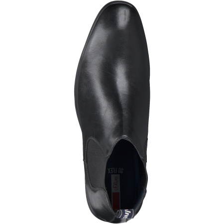 Ботинки  S.Oliver  черный  кожа Z-90192 фото в интернет-магазине | Omadey.ru