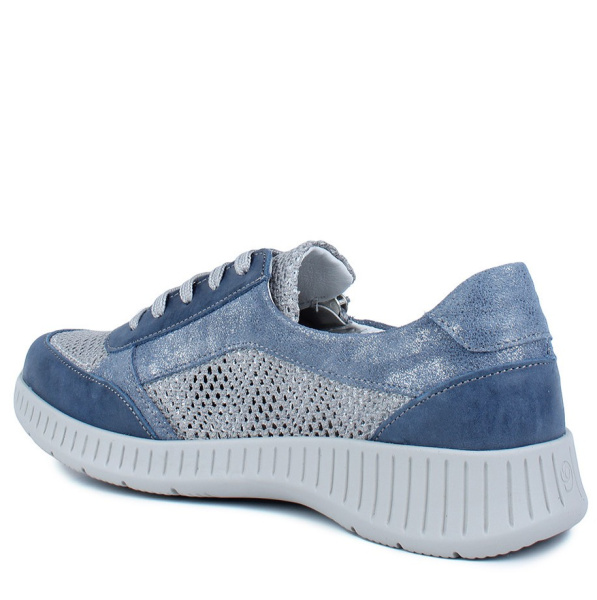 Фото Кроссовки  Suave  синий  кожа/текстиль  F-401274