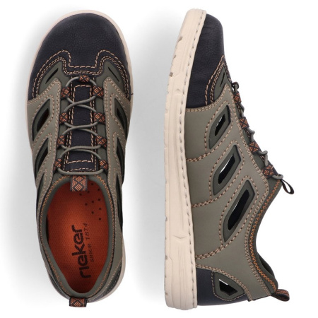 Туфли летние  Rieker  зеленый  кожа искусств./текстиль F-300472 фото в интернет-магазине | Omadey.ru