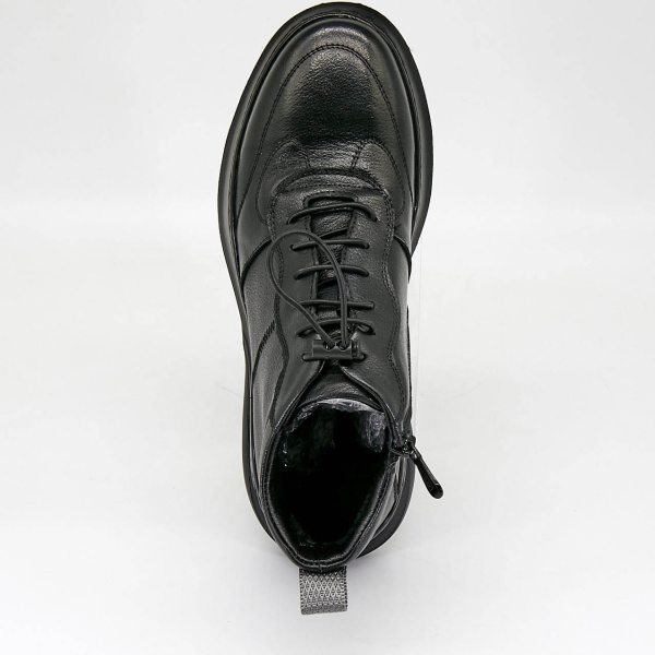 Фото Полуботинки  Simonspark  черный  кожа Z-90611 Фото Полуботинки  Simonspark  черный  кожа Z-90611
