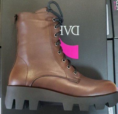 Ботинки  Dakkem  коричневый  кожа Z-100388 фото в интернет-магазине | Omadey.ru