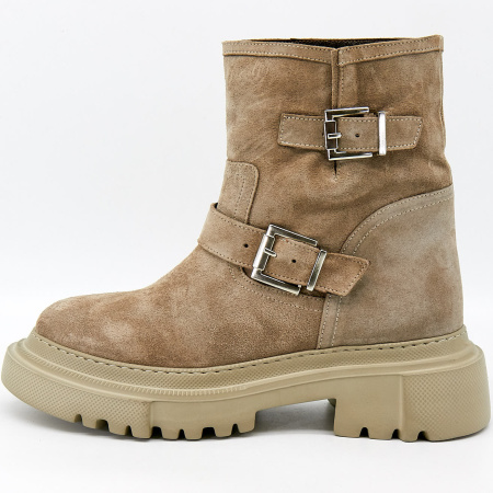 Ботинки  Dakkem  бежевый  замша Z-100394 фото в интернет-магазине | Omadey.ru