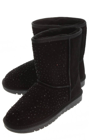 Полусапоги  Baden  черный  кожа Z-8746 фото в интернет-магазине | Omadey.ru