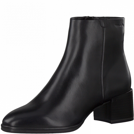 Ботильоны  Tamaris  черный  кожа Z-100284 фото в интернет-магазине | Omadey.ru