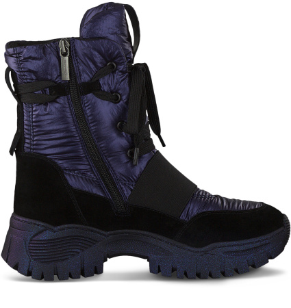 Ботинки  Tamaris  синий  текстиль Z-90287 фото в интернет-магазине | Omadey.ru