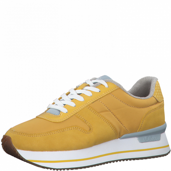 Фото Кроссовки  S.Oliver  желтый  текстиль F-90319