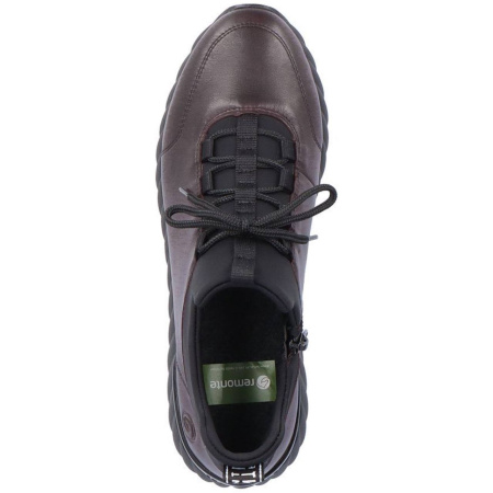 Полуботинки  Remonte  бордовый  кожа/текстиль Z-400056 фото в интернет-магазине | Omadey.ru