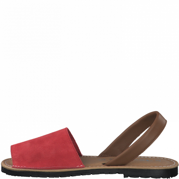 Фото Сандалии  Tamaris  красный  кожа F-90747