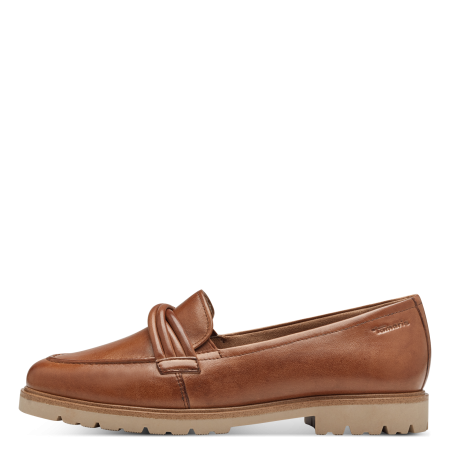 Туфли  Tamaris  коричневый  кожа Z-400388 фото в интернет-магазине | Omadey.ru