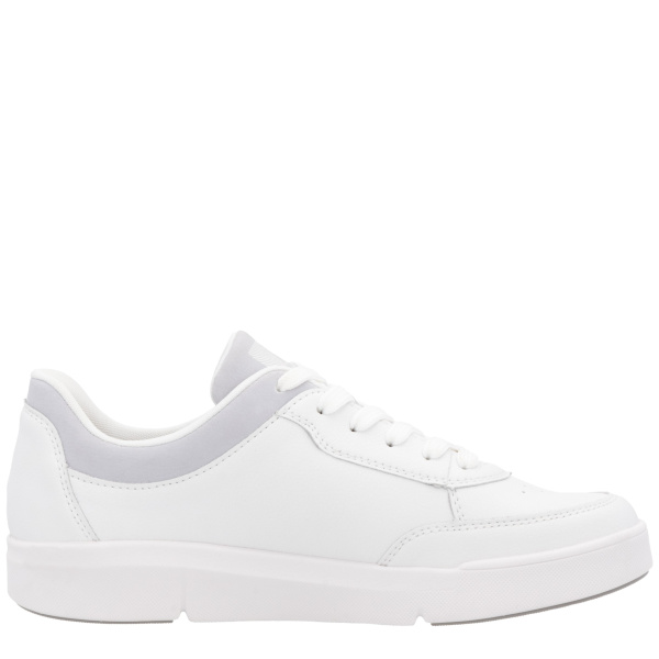 Фото Кроссовки  Rieker  белый  кожа/кожа искусств. F-400013