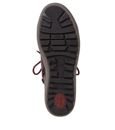 Ботинки  Jana  бордовый  кожа Z-90388 фото в интернет-магазине | Omadey.ru