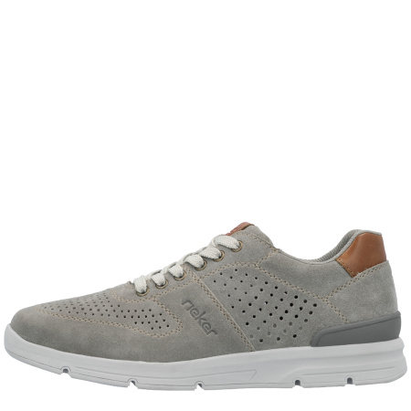 Кроссовки  Rieker  серый  кожа/кожа искусств. F-400059 фото в интернет-магазине | Omadey.ru