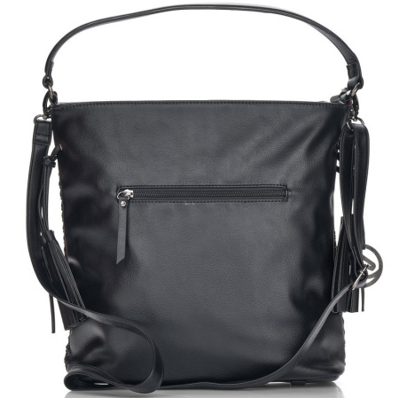 Сумка  Rieker  черный  кожа искусств. c10395 фото в интернет-магазине | Omadey.ru