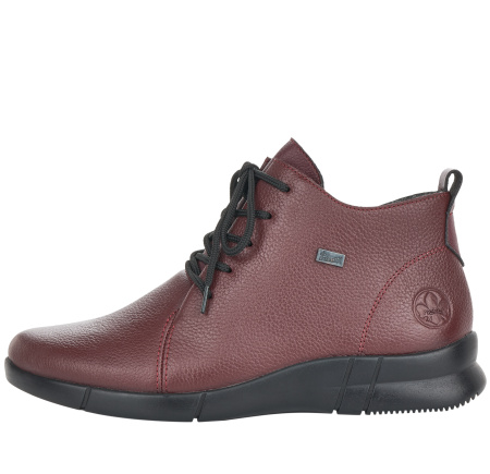 Ботинки  Rieker  бордовый  кожа/кожа искусств. Z-90419 фото в интернет-магазине | Omadey.ru