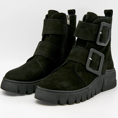 Ботинки  Dakkem  черный  нубук Z-100807 фото в интернет-магазине | Omadey.ru