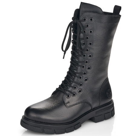 Ботинки  Rieker  черный  кожа/кожа искусств. Z-100921 фото в интернет-магазине | Omadey.ru