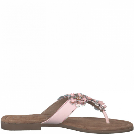 Вьетнамки  Marco Tozzi  розовый  кожа F-100342 фото в интернет-магазине | Omadey.ru