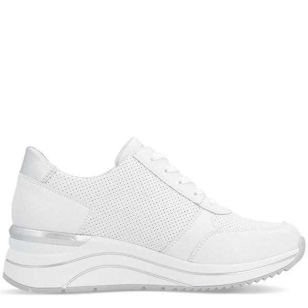 Фото Кроссовки  Remonte  белый  кожа/кожа искусств. F-400149