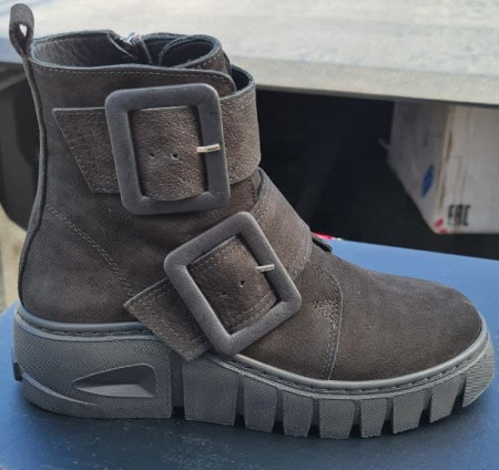 Ботинки  Dakkem  черный  нубук Z-100807 фото в интернет-магазине | Omadey.ru