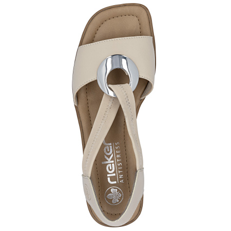 Босоножки  Rieker  бежевый  кожа/кожа искусств. F-401278 фото в интернет-магазине | Omadey.ru