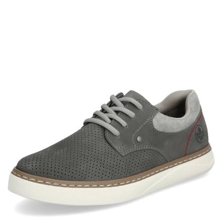 Кеды  Rieker  серый  кожа/текстиль F-300300 фото в интернет-магазине | Omadey.ru