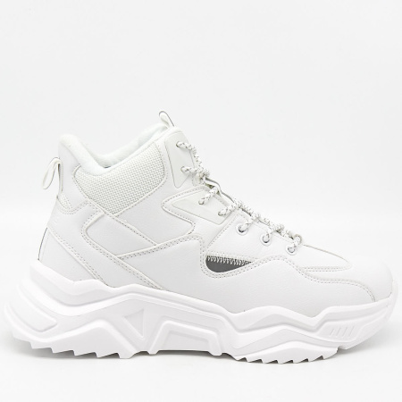 Кроссовки  женские Strobbs  белый  кожа искусств. Z-90515 фото в интернет-магазине | Omadey.ru