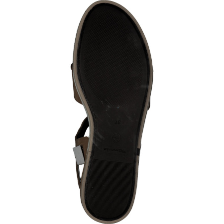 Босоножки  Tamaris  коричневый  замша F-80933 фото в интернет-магазине | Omadey.ru