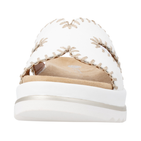 Шлепанцы  Remonte белый кожа F-401120 фото в интернет-магазине | Omadey.ru