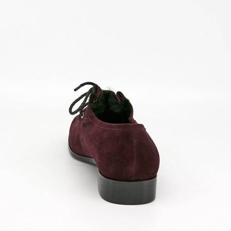 Туфли  Balex  бордовый  велюр натуральный Z-7436 фото в интернет-магазине | Omadey.ru