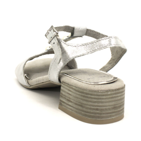 Босоножки  Marco Tozzi  серебряный  кожа F-7904 фото в интернет-магазине | Omadey.ru