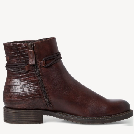 Ботинки  Tamaris  коричневый  кожа Z-100773 фото в интернет-магазине | Omadey.ru