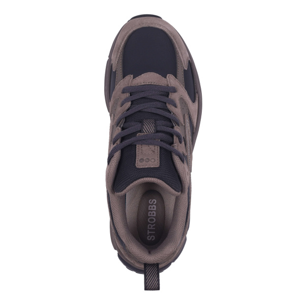 Фото Кроссовки  Strobbs  серый замша/микрофибра Z-400767 мужские